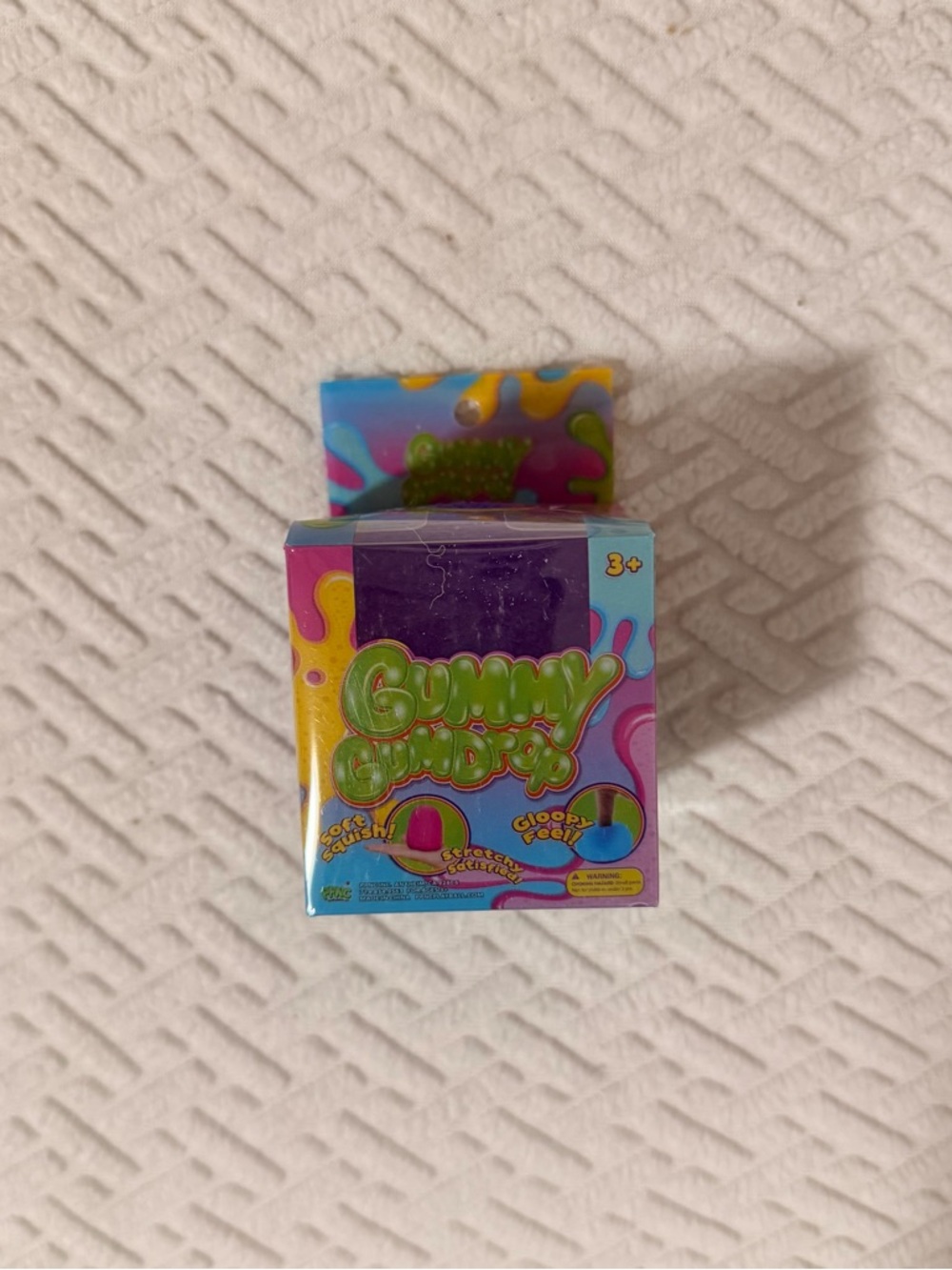 Gummy Gumdrop Squishy Purple Soft Stress Toy Viral TikTok Sensory